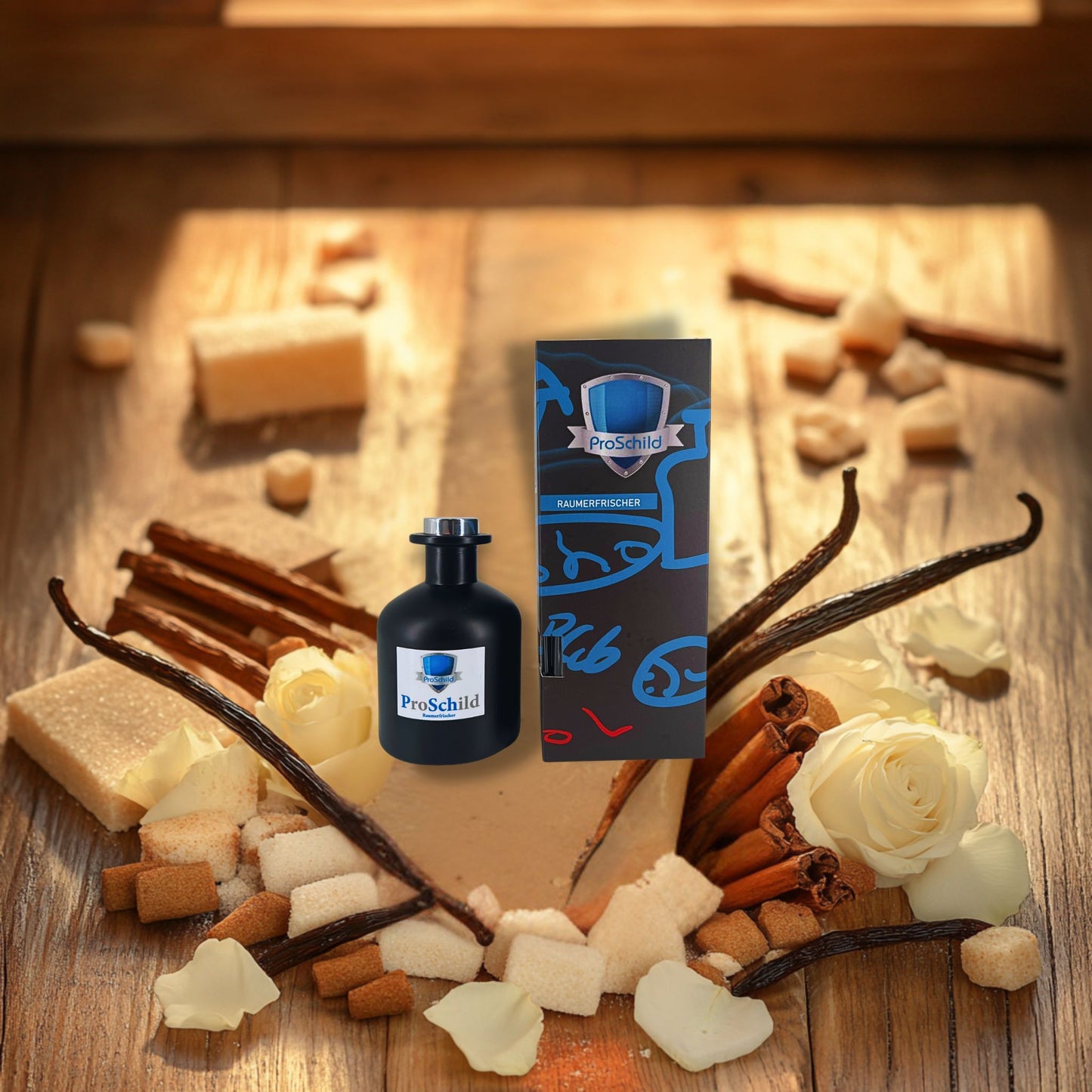 Duftstäbchen - Schwarze Vanille – Black Vanilla - Reed Diffuser